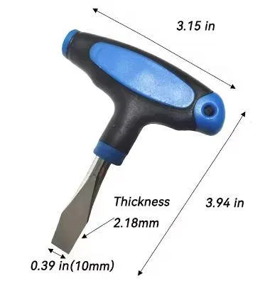 T Handle Flat Head Screwdriver for T Handle Slotted Screwdriver