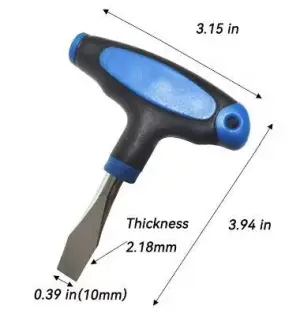 T Handle Flat Head Screwdriver for T Handle Slotted Screwdriver