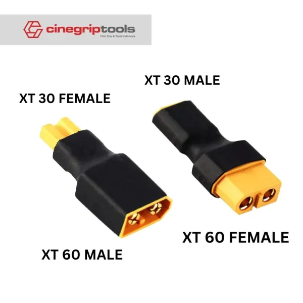 XT60 XT30 Plug Model - XT60 Female TO XT30 Male. XT60 MALE TO XT30 FEMALE - 1Biji 1 Buah 1 Pcs