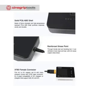 ToolkitRC ADP200 Power Supply 200W 19.5V 10.3A Aircraft Model Balance Charger AC Power Adapter