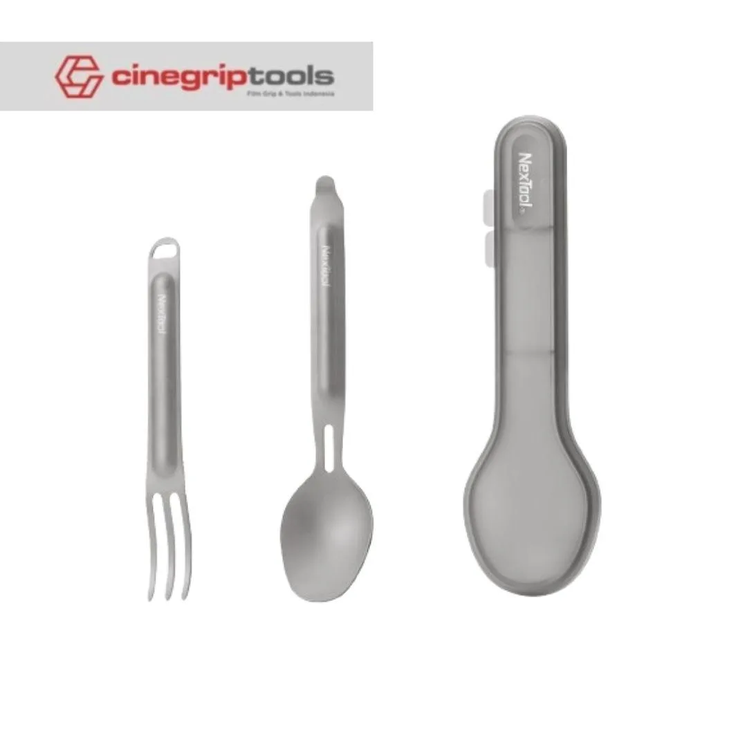 Nextool Sendok dan Garpu Titanium Tableware Set