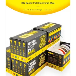 KABEL AWG SET 5METER 1007 PVC WIRE -5ROLL - MERAH, HITAM, KUNING, BIRU, HIJAU
