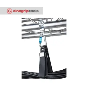 KUPO Ez Tie Cable Holder, Black 38 x 400mm Per Unit