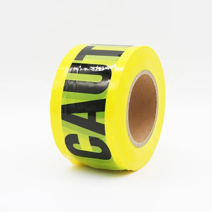 PE warning tape 30mic x 76mm x 300m