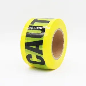 PE warning tape 30mic x 76mm x 300m