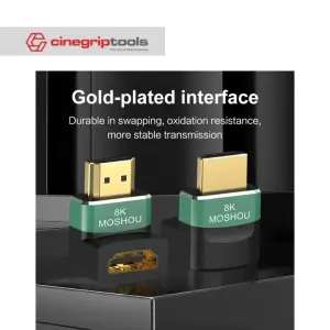 8K HDMI 90° & 270° Degree Male to Female Adapter