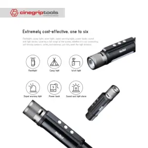NexTool NE20030 Thunder Flashlight Outdoor 6 in 1 1000Lumens - nextool senter 6in1
