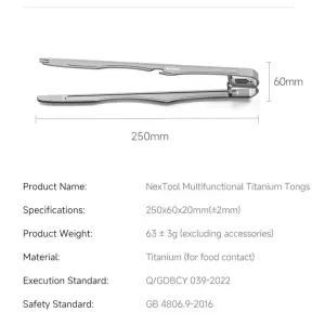 Nextool Multifunctional Titanium Tongs
