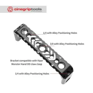 Vlogger NINJA V Ninja V Monitor U-shaped bracket aluminum alloy 1/4 3/8 slide extension cage