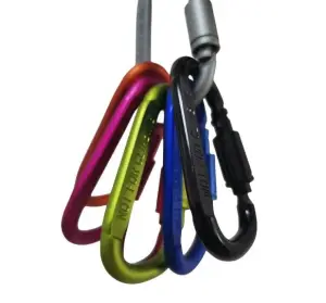 Backpack Multifunctional Mini Carabiner Tactical Hanging Buckle Aluminum Alloy (NOT FOR CLIMBING)