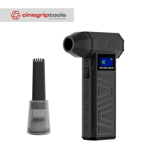 X3-M Violent Turbo Fan With LED Display High-Speed Boost Hurricane Dust Blower Handheld Mini Portable Violent Fan 130.000RPM 4000mAh + Dust Nozzle
