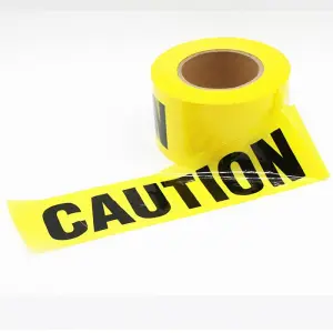 PE warning tape 30mic x 76mm x 300m