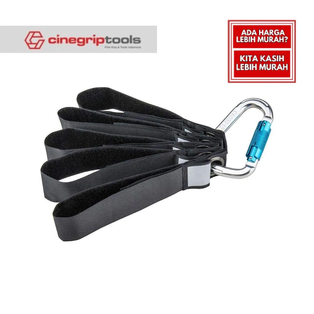 KUPO Ez Tie Cable Holder, Black 38 x 400mm Per Unit