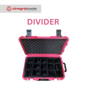 Cinegriptools HARDCASE (Pelican Copy) S5129 Pull Rod Protective Waterproof Tools Case With Padded Divider