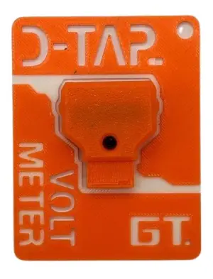 Male D-Tap Voltmeter