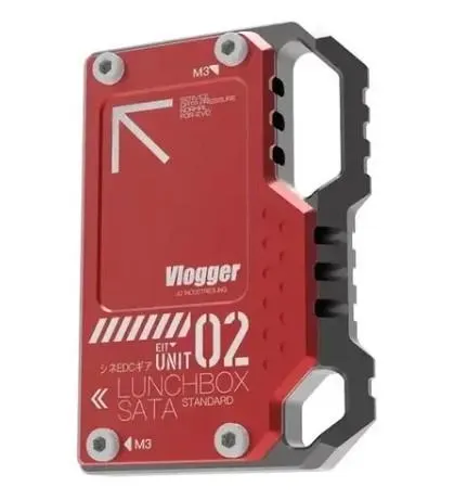 Vlogger Aluminum Alloy Cooling Hard Drive Box NINJA V suitable for 870SATA SSD Photographer