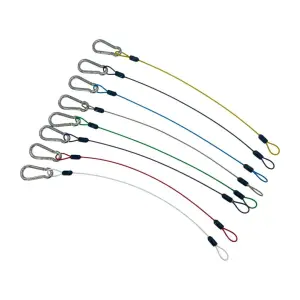 Safety Wire With Carabiner - 2mm x 30/50 cm + M5
