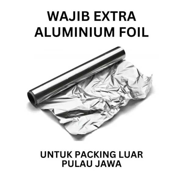 EXTRA PACKING ALUMINIUM FOIL - KHUSUS PENGIRIMAN LUAR JAWA