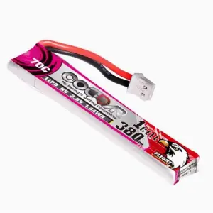CODDAR LIHV BATTERY 1S 380MAH 70C HV CABLED JST-PH 2.0 CONNECTOR