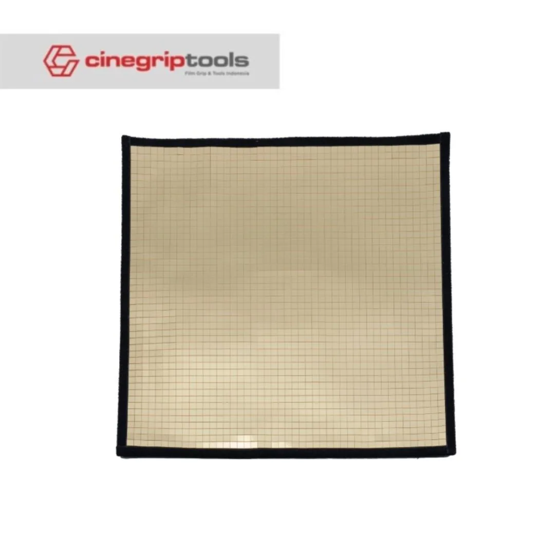 Mirror Effect Cine Reflector plate 25cm/5x5mm Golden