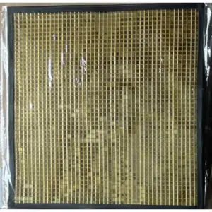 Mirror Effect Cine Reflector plate 25cm/5x5mm Golden
