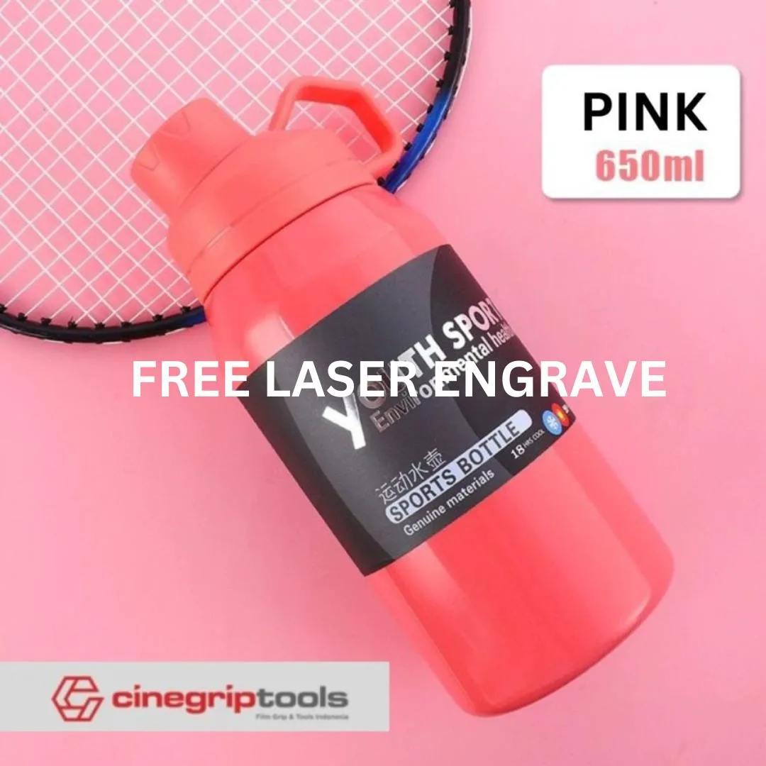 Custom 650ML Stainless Steel Water Bottle For Filmmaker free laser