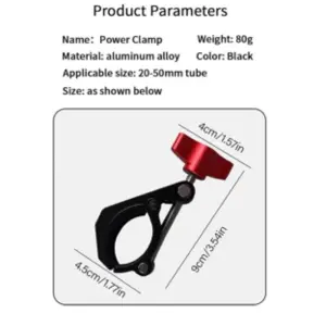 Super Clamp - C Clamp holder with 1/4 hole
