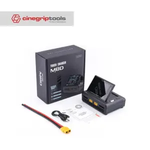 ToolkitRC M8D Smart Charger – Dual-Channel Touchscreen, DC 800W x2, 30A, 8S – Fast Lithium Battery Charger for RC Cars and FPV Models