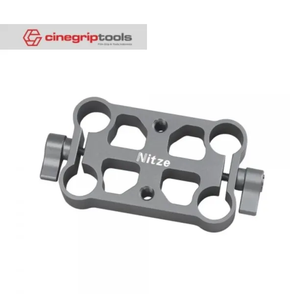 Nitze Height Riser Dual 15mm Rod Clamp