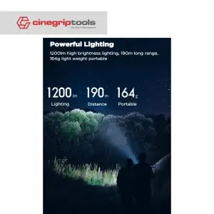 NEXTOOL Outdoor Strong Flashlight 1200 lumens compact Led flashlight