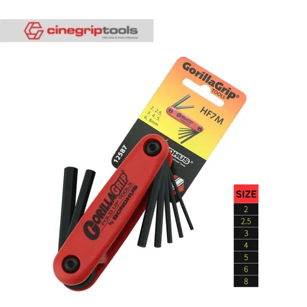 Kunci L lipat - GORILLA GRIP - BONDHUS - HF7M