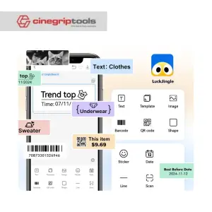 Mini Thermal Label Printer Portable Bluetooth Name Stickers