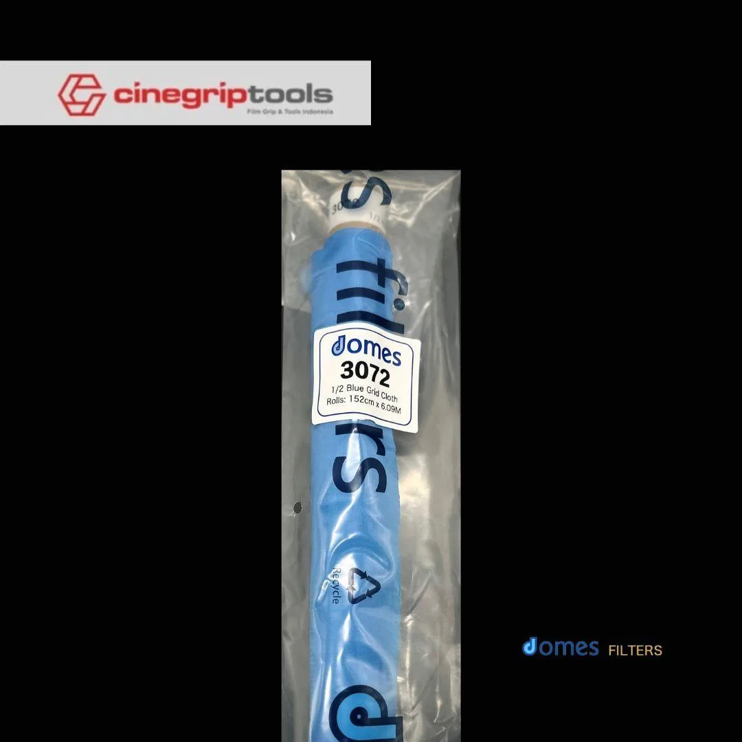 Domes Filters 3072 half blue grid cloth 1.52M*6.09M