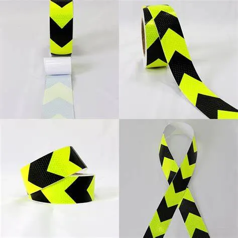 PVC warning / Reflective tape 50mm x 50m