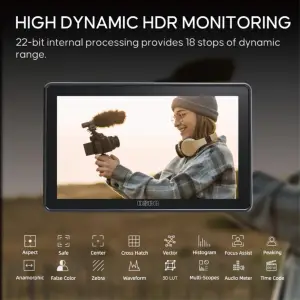 OSEE G7 Pro: 7 Inch 3000nits On-Camera Touchscreen Monitor | Camera Control Filmmaking Field Monitor