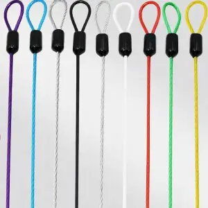 Safety Wire With Carabiner - 2mm x 30/50 cm + M5